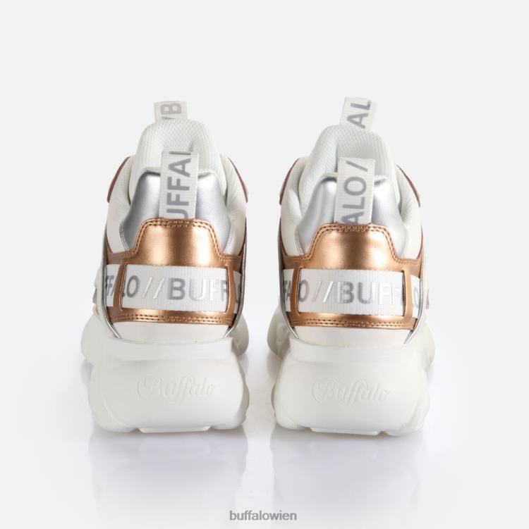 bei Buffalo CLD Chai Trainer Low vegan weiß/silber/gold 0FX4877 |Turnschuhe