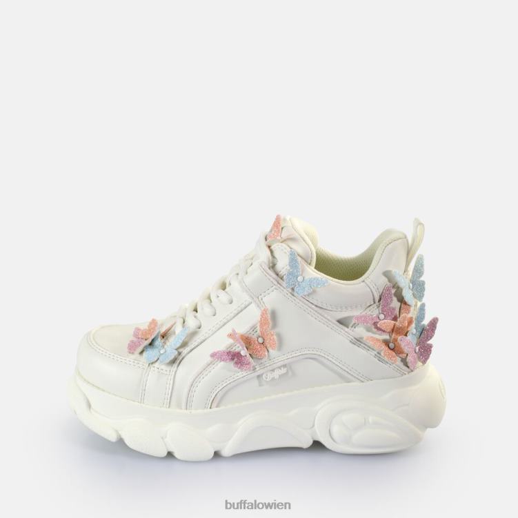 bei Buffalo CLD Corin Butterflys Sneakers Low vegan weiß-multi 0FX48142 |Turnschuhe