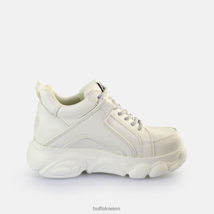bei Buffalo CLD Corin Button Sneakers Low vegan Weiss 0FX48143 |Turnschuhe