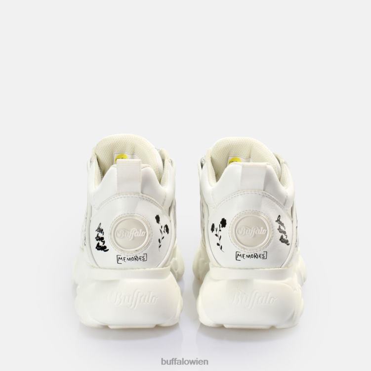 bei Buffalo CLD Corin Sneaker Low vegan Graffiti-Doodle 0FX48756 |Turnschuhe