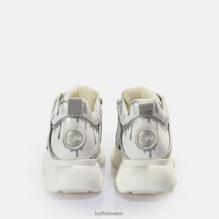 bei Buffalo CLD Corin Sneaker Low vegan Weißsilber 0FX48757 |Turnschuhe