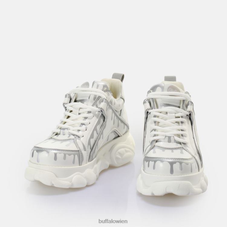 bei Buffalo CLD Corin Sneaker Low vegan Weißsilber 0FX48757 |Turnschuhe