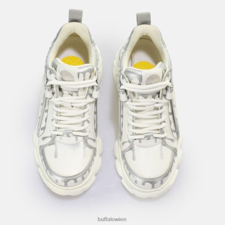 bei Buffalo CLD Corin Sneaker Low vegan Weißsilber 0FX48757 |Turnschuhe