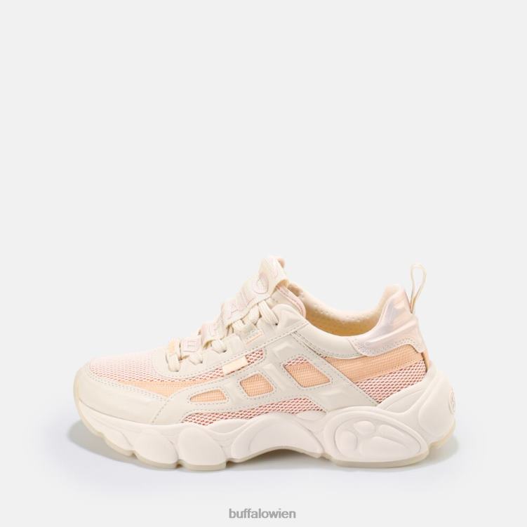 bei Buffalo CLD Run Boom Sneaker vegan Beige mit Pfirsich 0FX48621 |Turnschuhe