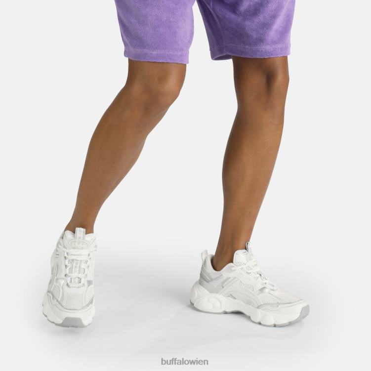 bei Buffalo CLD Run Jog Sneaker vegan weiß mit silber 0FX48236 |Turnschuhe