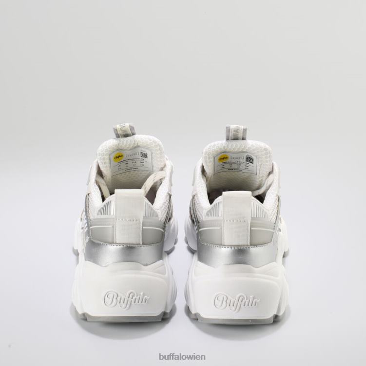 bei Buffalo CLD Run Jog Sneaker vegan weiß mit silber 0FX48236 |Turnschuhe
