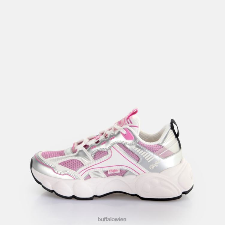 bei Buffalo CLD Run Jogging-Sneaker Low vegan silber/rosa 0FX48239 |Turnschuhe