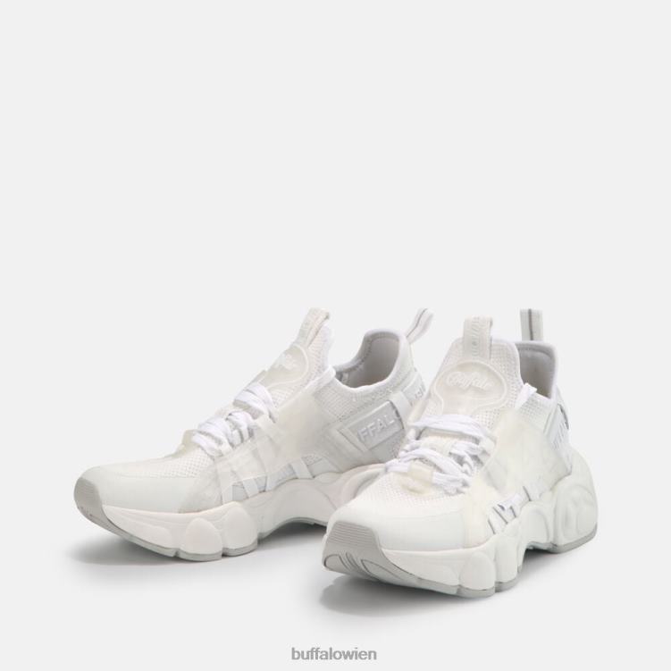 bei Buffalo CLD Run Sock Trainer Low vegan Weiss 0FX48401 |Turnschuhe
