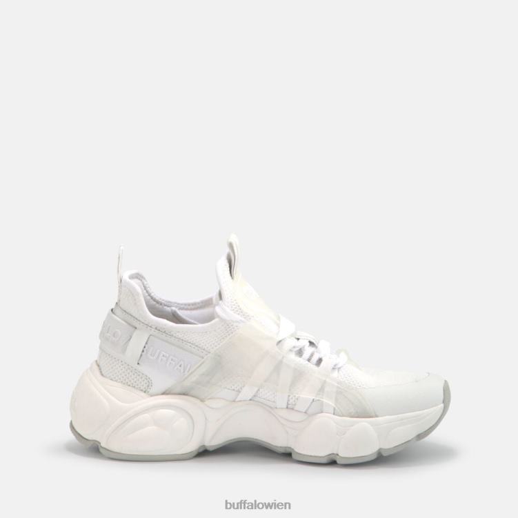 bei Buffalo CLD Run Sock Trainer Low vegan Weiss 0FX48401 |Turnschuhe