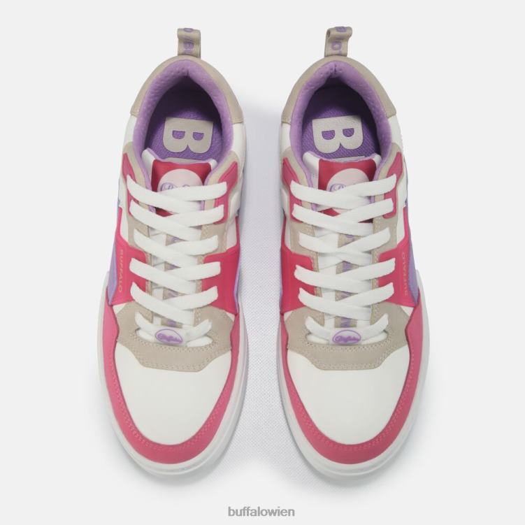 bei Buffalo RSE V2 Low vegane Sneaker weiß/lila/rosa 0FX48516 |Turnschuhe