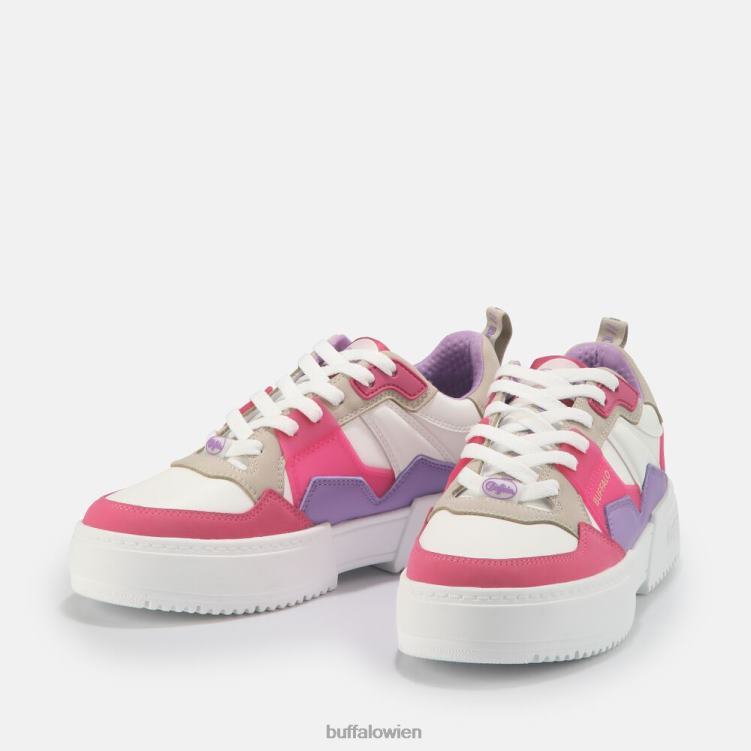 bei Buffalo RSE V2 Low vegane Sneaker weiß/lila/rosa 0FX48516 |Turnschuhe