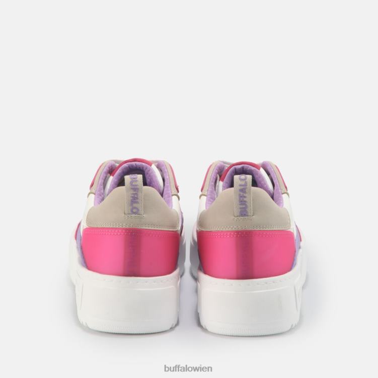 bei Buffalo RSE V2 Low vegane Sneaker weiß/lila/rosa 0FX48516 |Turnschuhe