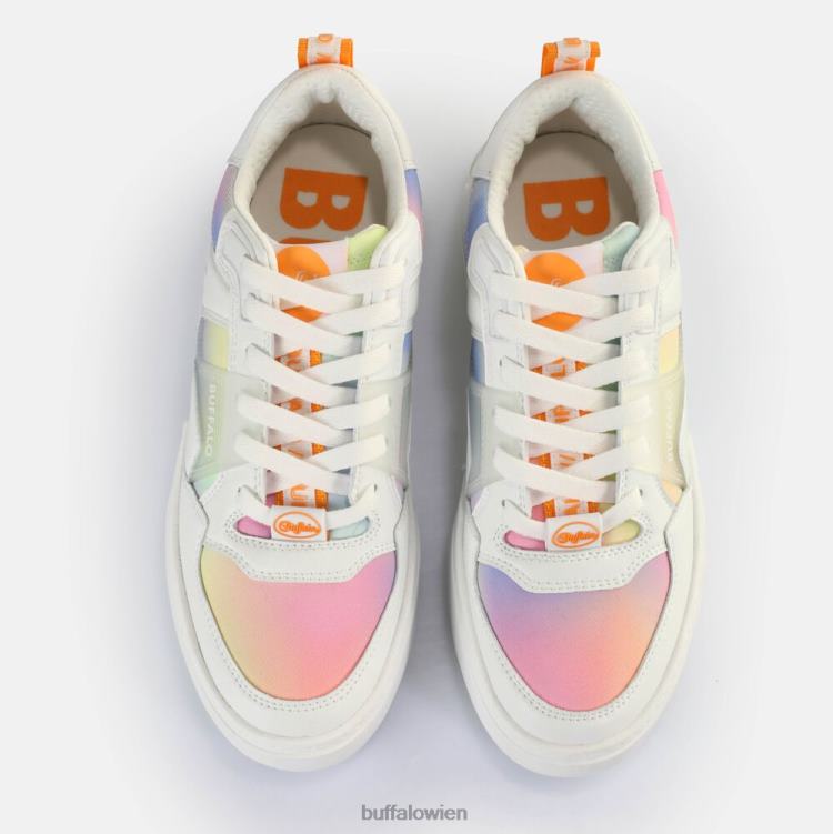 bei Buffalo RSE V2 Sneaker Low vegan Batikkoralle/Grün 0FX4856 |Turnschuhe