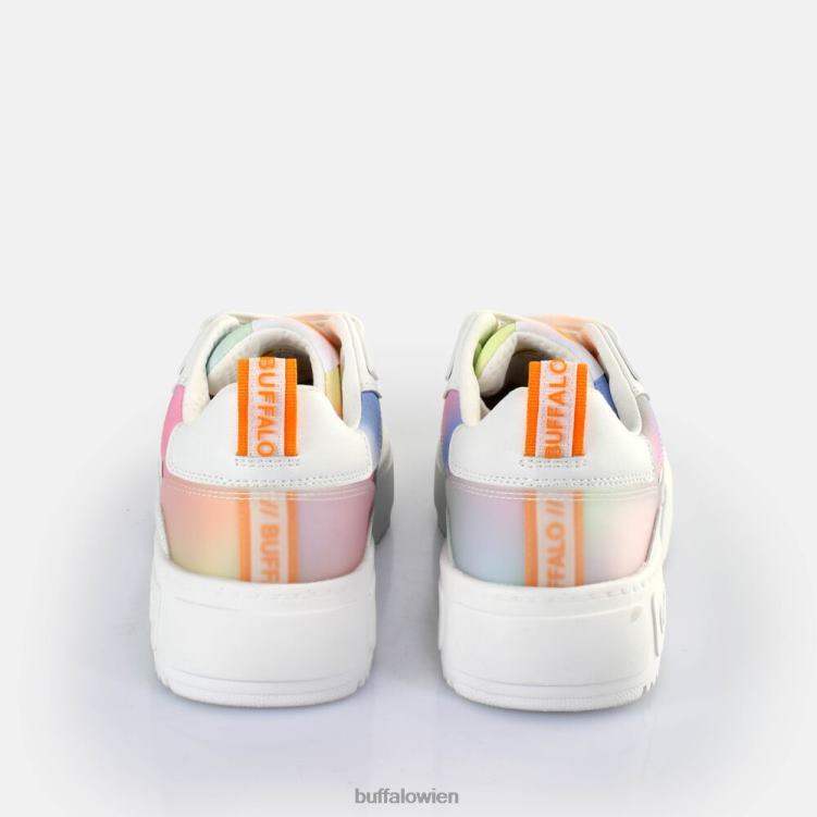 bei Buffalo RSE V2 Sneaker Low vegan Batikkoralle/Grün 0FX4856 |Turnschuhe