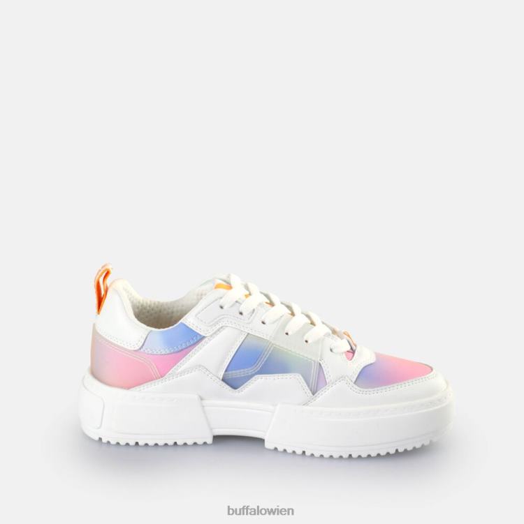 bei Buffalo RSE V2 Sneaker Low vegan Batikkoralle/Grün 0FX4856 |Turnschuhe