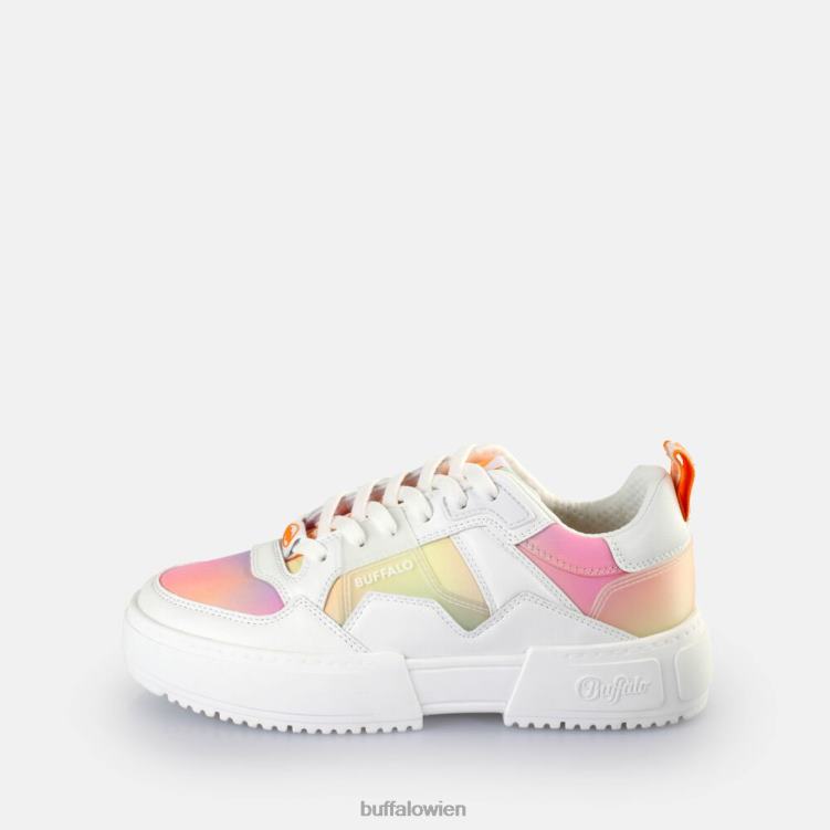 bei Buffalo RSE V2 Sneaker Low vegan Batikkoralle/Grün 0FX4856 |Turnschuhe