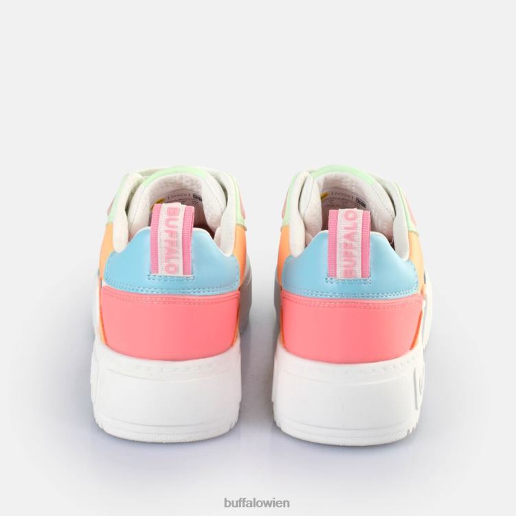 bei Buffalo RSE V2 Sneaker Low vegan Weiß/Neon-Multi 0FX4857 |Turnschuhe