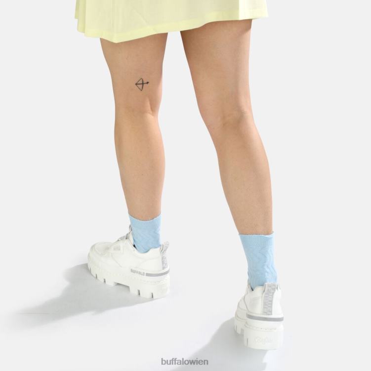 bei Buffalo Raven Ox Sneaker vegan Weiss 0FX48566 |Turnschuhe