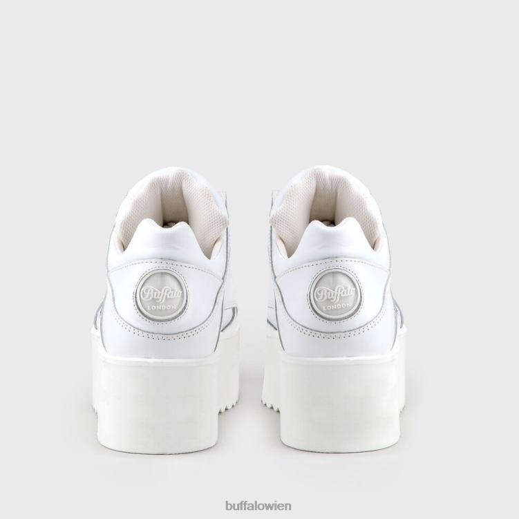 bei Buffalo Rising Towers-Sneaker aus Nappaleder Weiss 0FX48798 |Turnschuhe