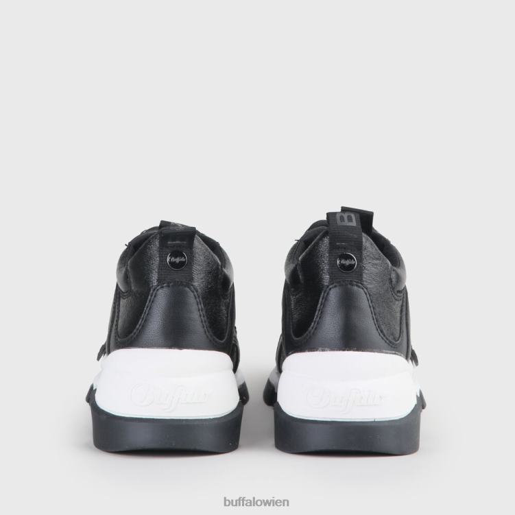bei Buffalo Schlagartiger, schlanker Sneaker Schwarz 0FX48859 |Turnschuhe