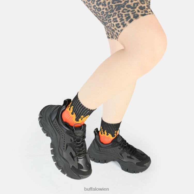 bei Buffalo Trail One Sneaker Low vegan Schwarz 0FX485 |Turnschuhe