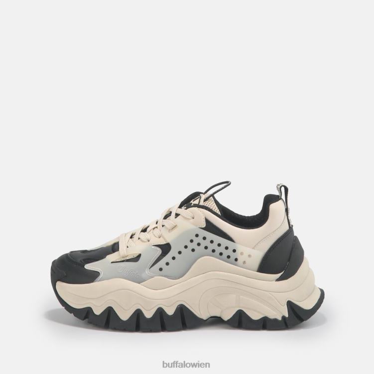 bei Buffalo Trail One Sneaker Low vegan creme/schwarz 0FX48549 |Turnschuhe