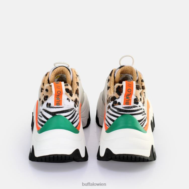 bei Buffalo Trail One Sneakers Low vegan weiße Tiermischung 0FX481 |Turnschuhe