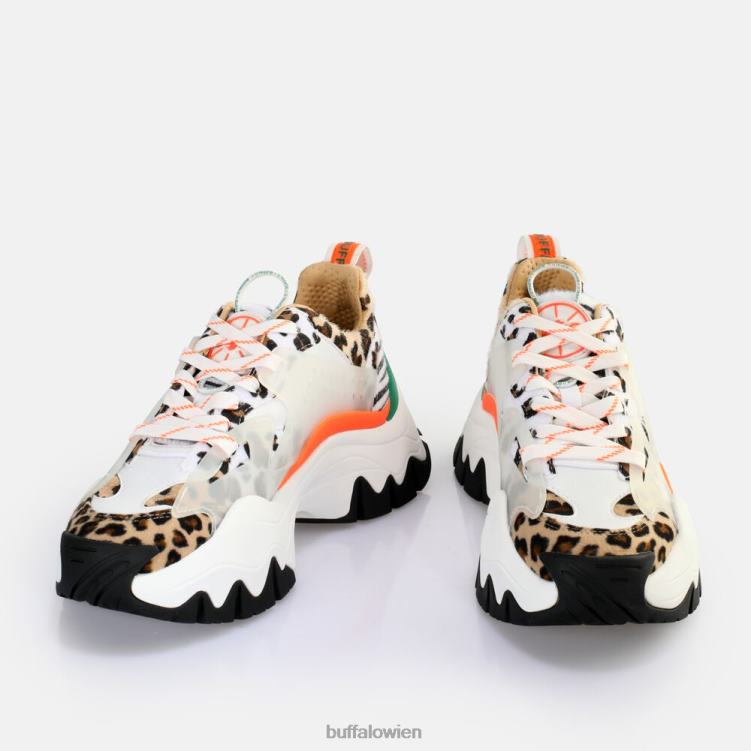 bei Buffalo Trail One Sneakers Low vegan weiße Tiermischung 0FX481 |Turnschuhe
