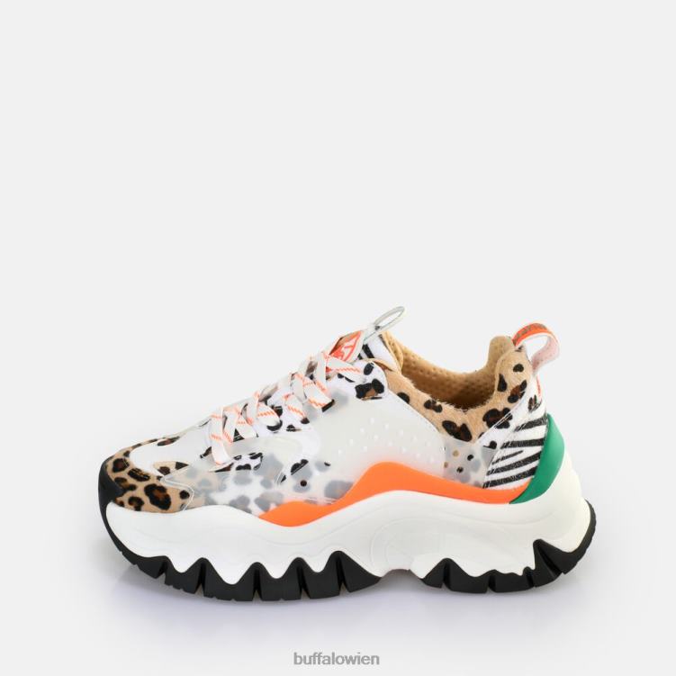 bei Buffalo Trail One Sneakers Low vegan weiße Tiermischung 0FX481 |Turnschuhe