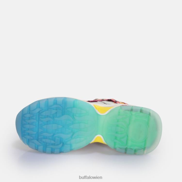 bei Buffalo Triplet Hollow Sneaker Low vegan silber/lila 0FX48126 |Turnschuhe