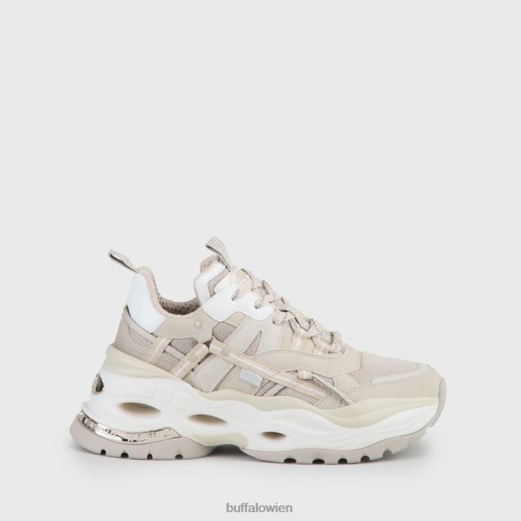 bei Buffalo Triplet Hollow Sneaker vegan Creme 0FX48122 |Turnschuhe