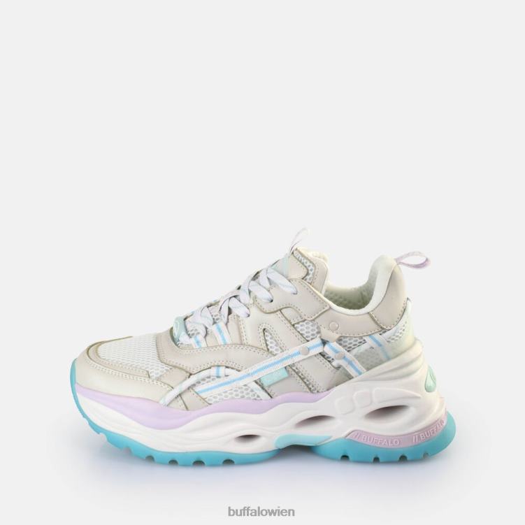 bei Buffalo Triplet Hollow Sneakers Low vegan pastellfarben mehrfarbig 0FX48127 |Turnschuhe