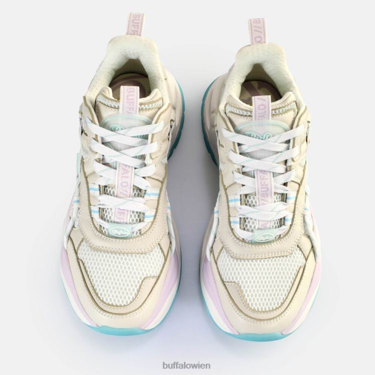 bei Buffalo Triplet Hollow Sneakers Low vegan pastellfarben mehrfarbig 0FX48127 |Turnschuhe