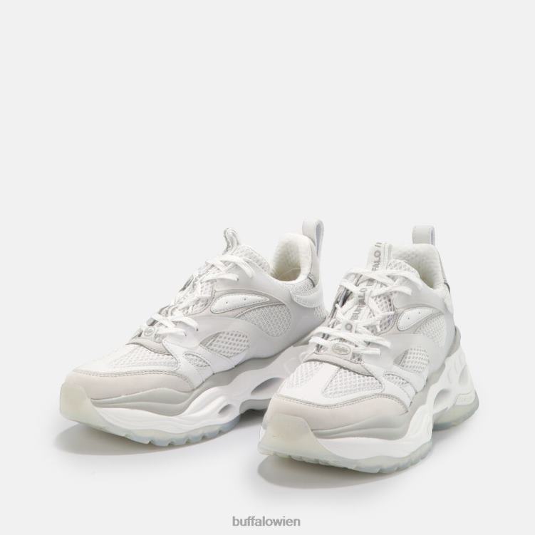 bei Buffalo Triplet M Sneaker Low vegan Weiss 0FX48658 |Turnschuhe