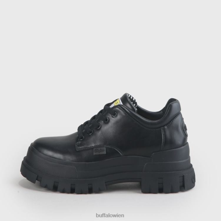 bei Buffalo aspha cls schnürschuh vegan Schwarz 0FX48589 |Turnschuhe