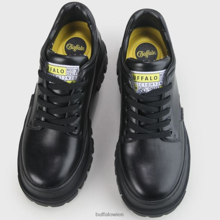 bei Buffalo aspha cls schnürschuh vegan Schwarz 0FX48589 |Turnschuhe
