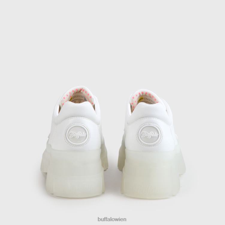 bei Buffalo aspha cls schnürschuh vegan Weiss 0FX48590 |Turnschuhe