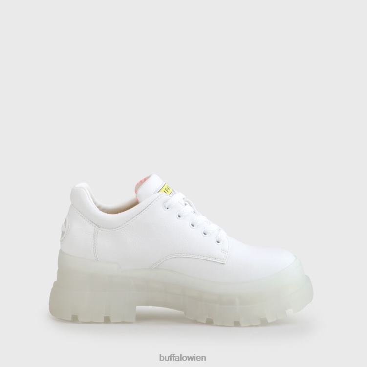 bei Buffalo aspha cls schnürschuh vegan Weiss 0FX48590 |Turnschuhe