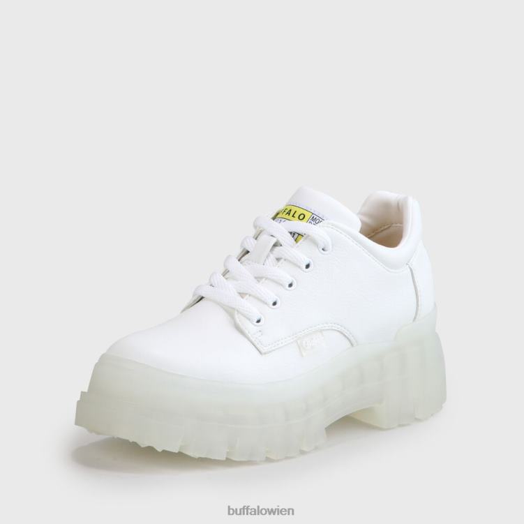 bei Buffalo aspha cls schnürschuh vegan Weiss 0FX48590 |Turnschuhe