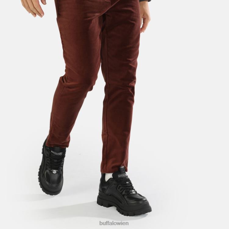 bei Buffalo aspha hyb Schnürschuh vegan Schwarz 0FX48818 |Turnschuhe