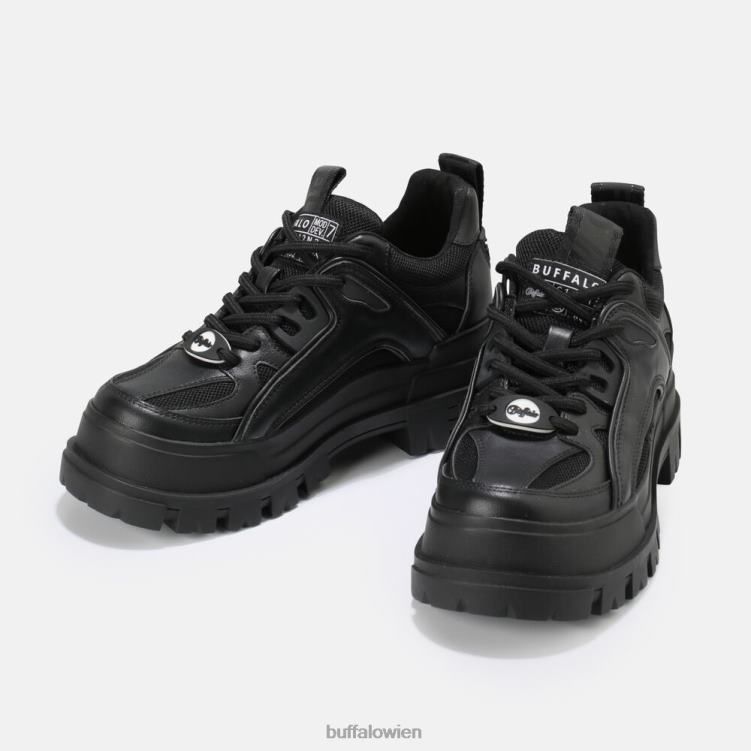 bei Buffalo aspha hyb veganes Nappa/Mesh Schwarz 0FX48417 |Turnschuhe
