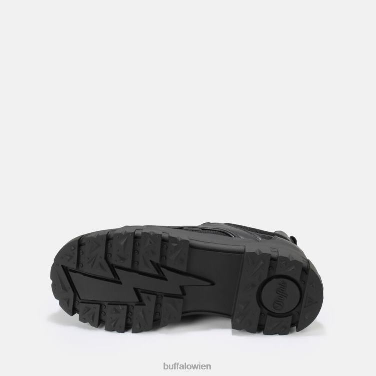 bei Buffalo aspha hyb veganes Nappa/Mesh Schwarz 0FX48417 |Turnschuhe