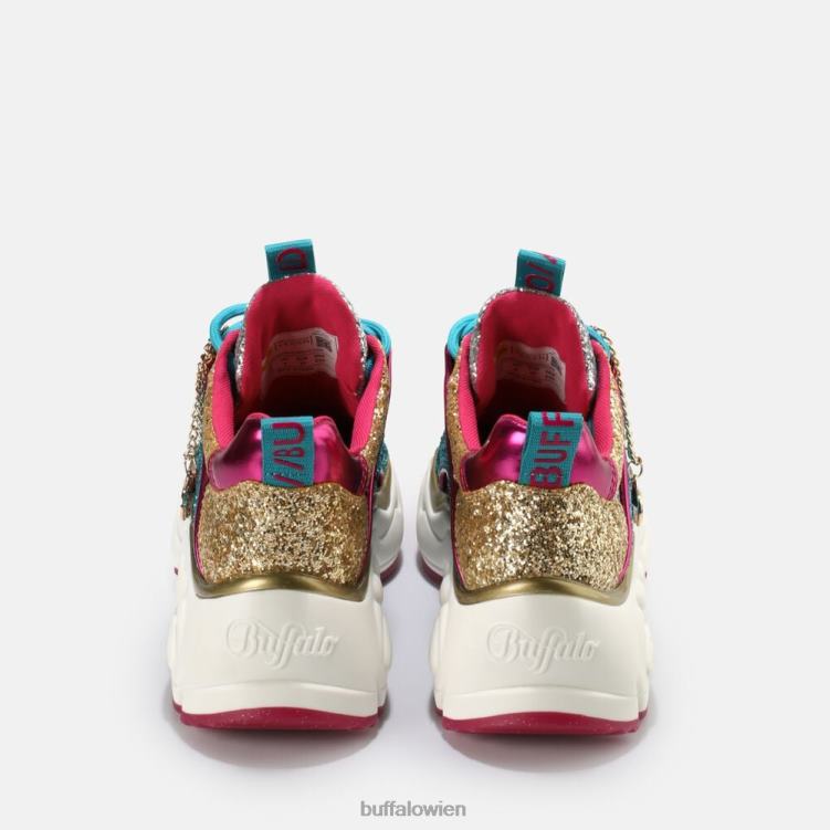 bei Buffalo binärer Glam-Sneaker vegan Silber 0FX48321 |Turnschuhe