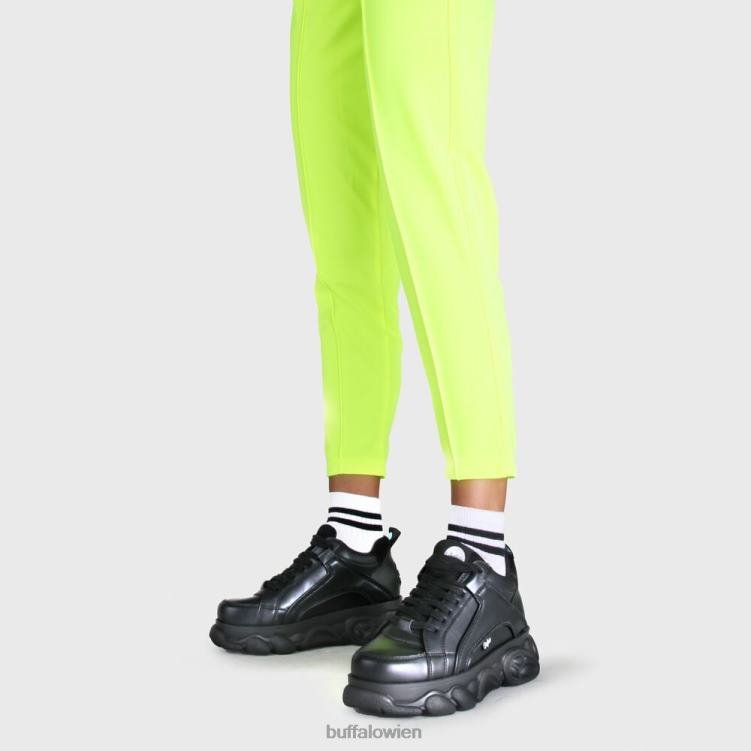 bei Buffalo cld corin veganes Nappaleder Schwarz 0FX48543 |Turnschuhe