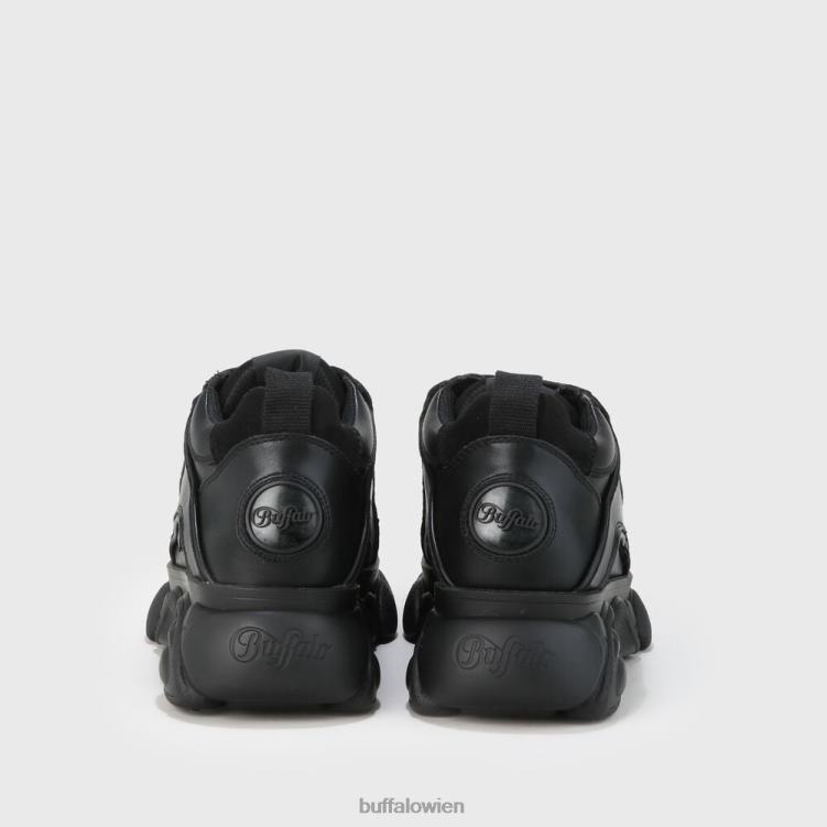 bei Buffalo cld corin veganes Nappaleder Schwarz 0FX48543 |Turnschuhe
