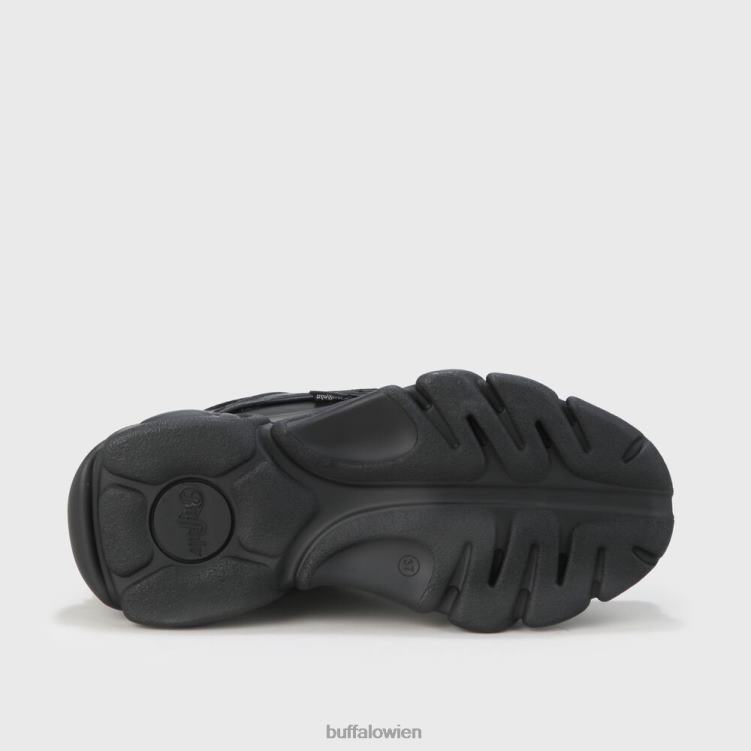 bei Buffalo cld corin veganes Nappaleder Schwarz 0FX48543 |Turnschuhe