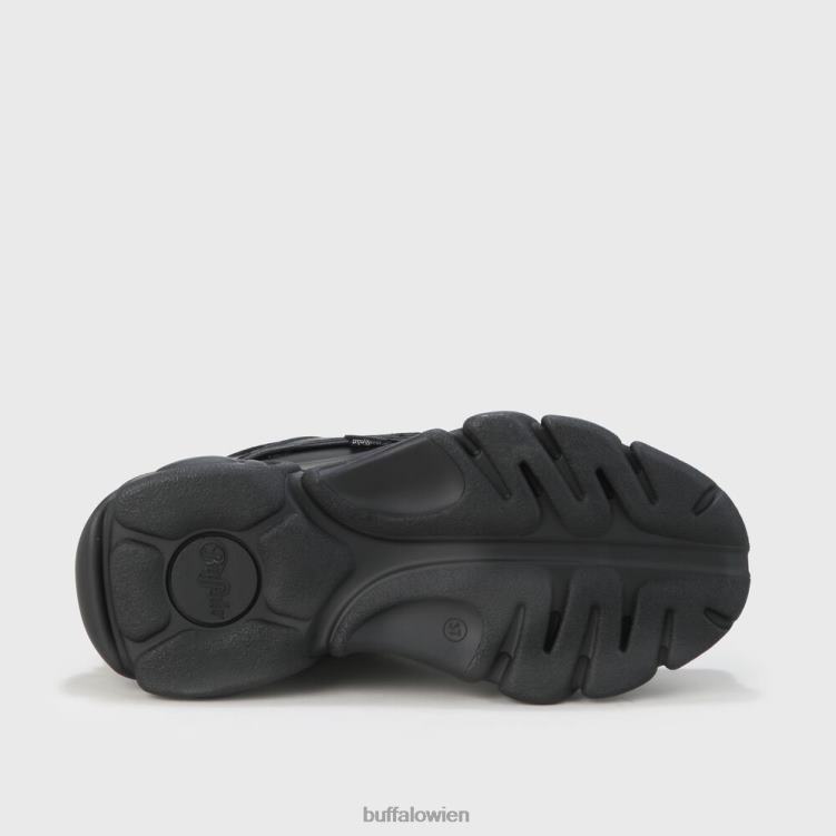 bei Buffalo cld corin veganes Nappaleder Schwarz 0FX48543 |Turnschuhe