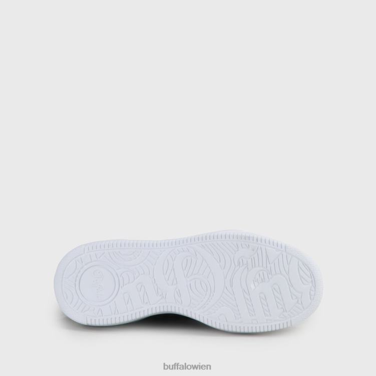 bei Buffalo flacher, schlichter Sneaker Schwarz 0FX48768 |Turnschuhe