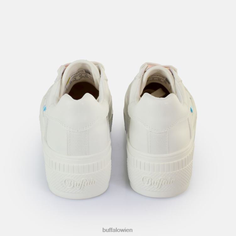 bei Buffalo gepaarte Candy Sneakers Low Vegan Weiss 0FX4831 |Turnschuhe