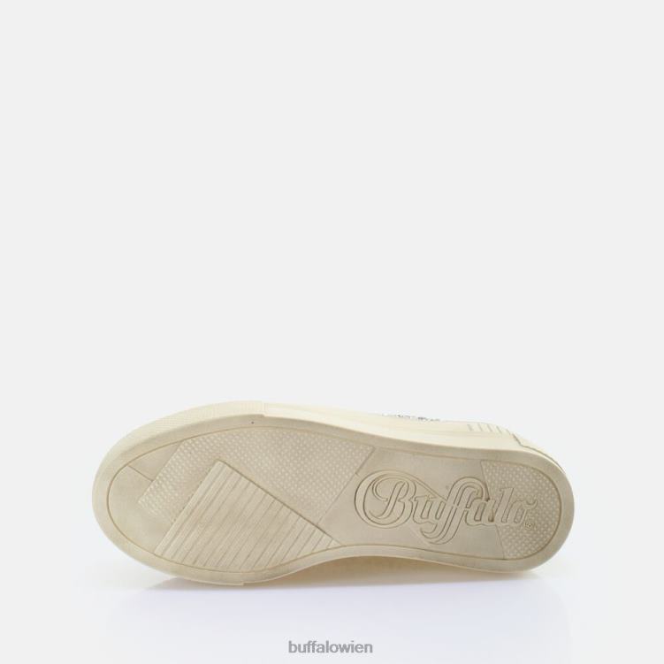 bei Buffalo gepaarte Schnür-Lo-Sneaker-Low-Vegan Silber 0FX48163 |Turnschuhe